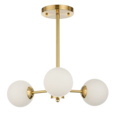 INLIGHT 3 ΦΩΤΟ ΦΩΤΙΣΤΙΚΟ ΟΡΟΦΗΣ ΜΕΤΑΛΛΙΚΟ ΓΥΑΛΙΝΟ ΧΡΥΣΟ 5316-3