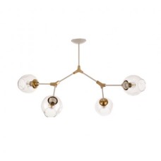 INLIGHT Πολύφωτο κρεμαστό φωτιστικό μεταλλικό Ασπρόμαυρο 6129-4 INLIGHT Πολύφωτο κρεμαστό φωτιστικό μεταλλικό Ασπρόμαυρο 6129-4