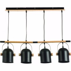 INLIGHT ΤΕΤΡΑΦΩΤΟ ΦΩΤΙΣΤΙΚΟ ΟΡΟΦΗΣ ΡΑΓΑ ΜΕΤΑΛΛΟ/ΞΥΛΟ ΜΑΥΡΟ 6130-4 INLIGHT ΤΕΤΡΑΦΩΤΟ ΦΩΤΙΣΤΙΚΟ ΟΡΟΦΗΣ ΡΑΓΑ ΜΕΤΑΛΛΟ/ΞΥΛΟ ΜΑΥΡΟ 6130-4