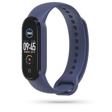 Λουράκι για Xiaomi Mi Band 5/6 Silicone Strap - Midnight Blue Λουράκι για Xiaomi Mi Band 5/6 Silicone Strap - Midnight Blue
